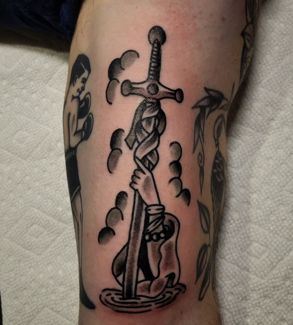 Fine line tattoo by Adam Fortune at Two 0 Six Ottawa