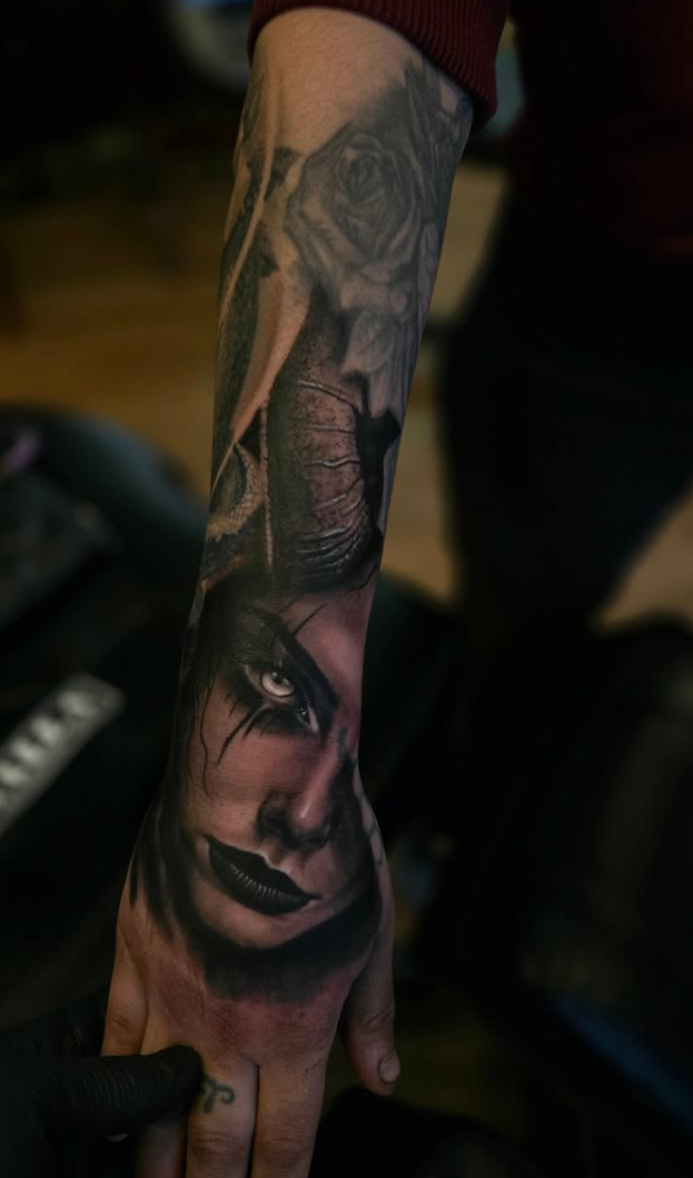 Realism tattoo by Anthony Clauson, Ottawa tattoo artist