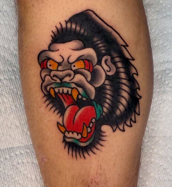 Traditional tattoo by A.J Dicerni at Two 0 Six Tattoo Ottawa