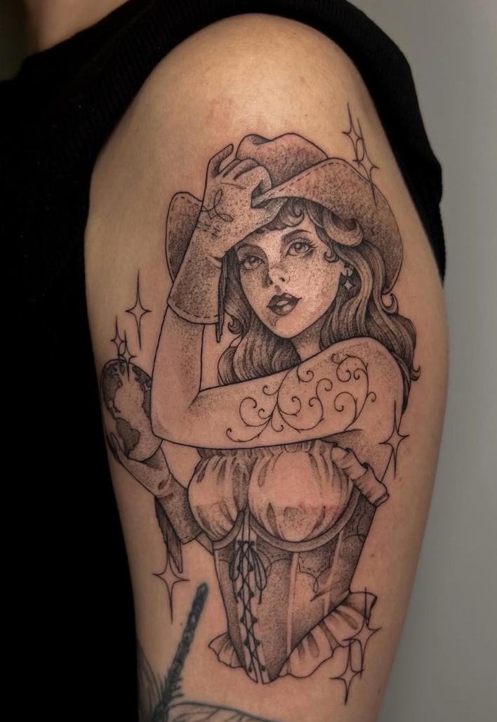 Fine line tattoo design by Ashlyn Hader, Ottawa