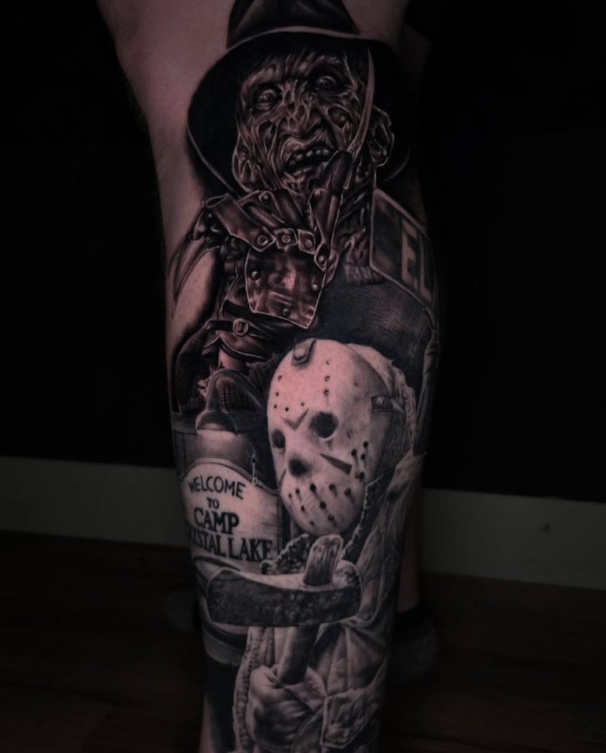 Custom tattoo by Dylan Beattie, Ottawa tattoo artist