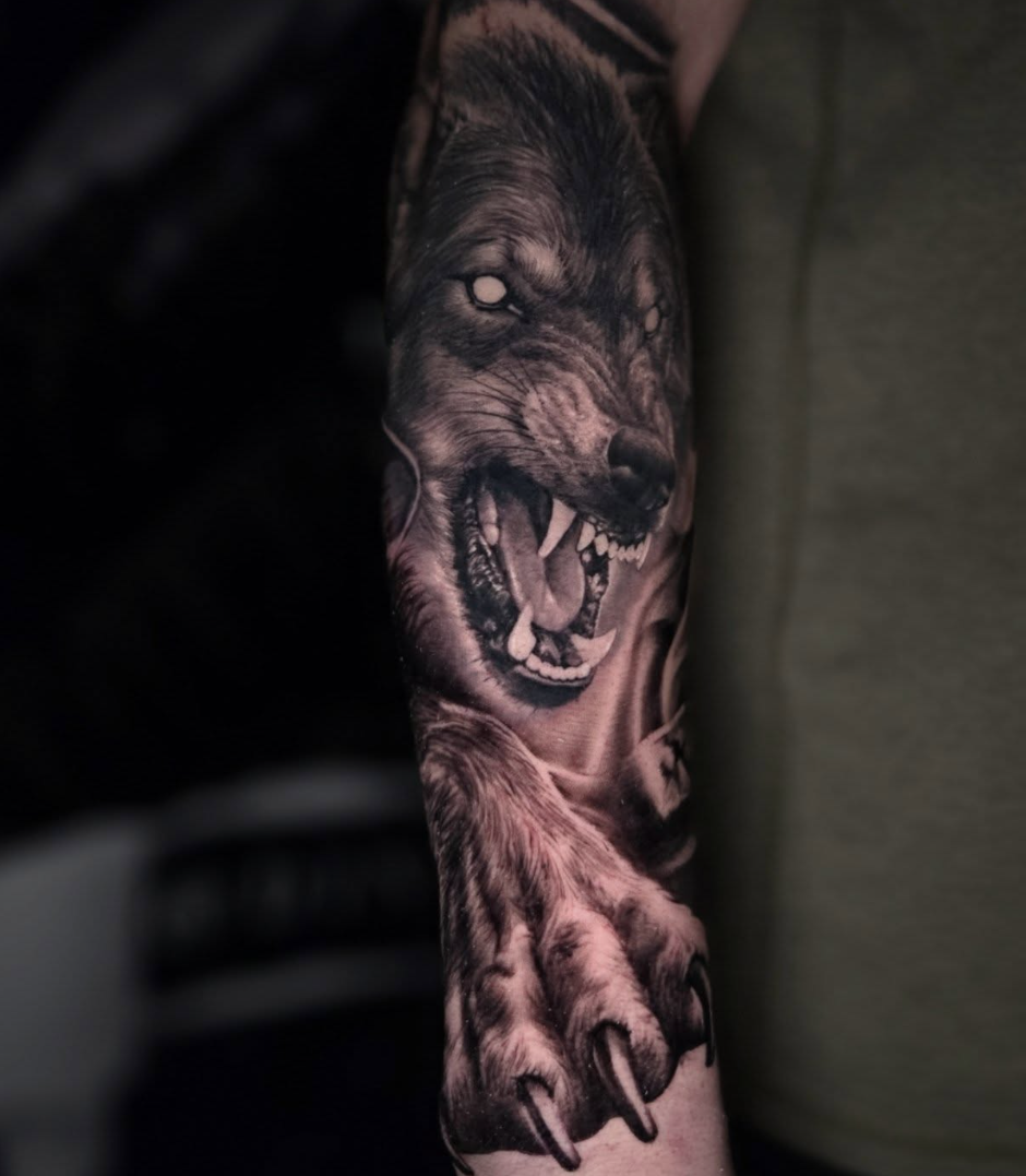 Tattoo artwork by Dylan Beattie, Ottawa tattoo studio