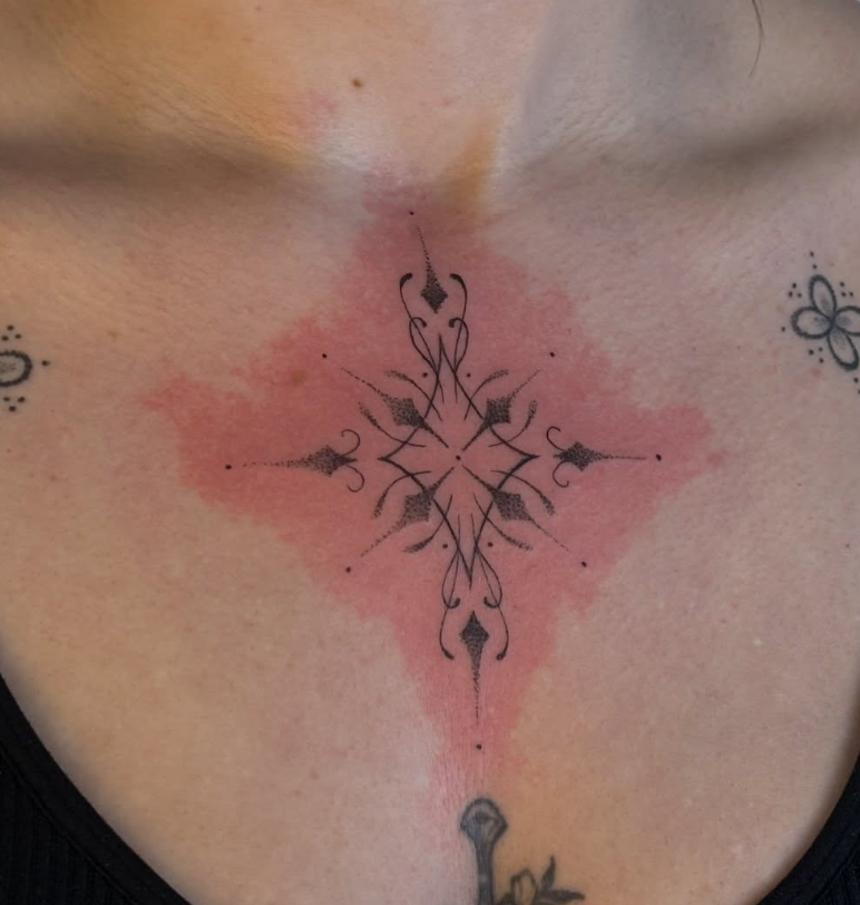 Neo-traditional tattoo by Keirra Prince, Ottawa ON